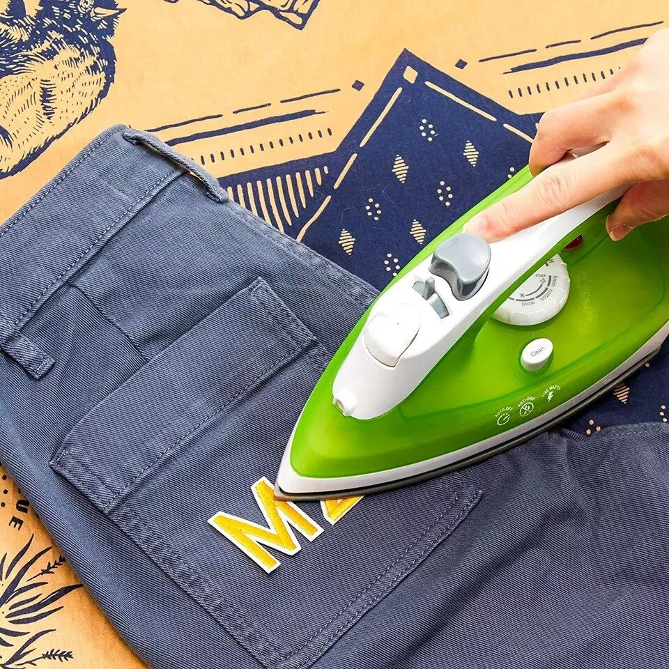 82 Pcs Gold Iron On Letters for Clothing, Alphabet Patches for Arts & Crafts