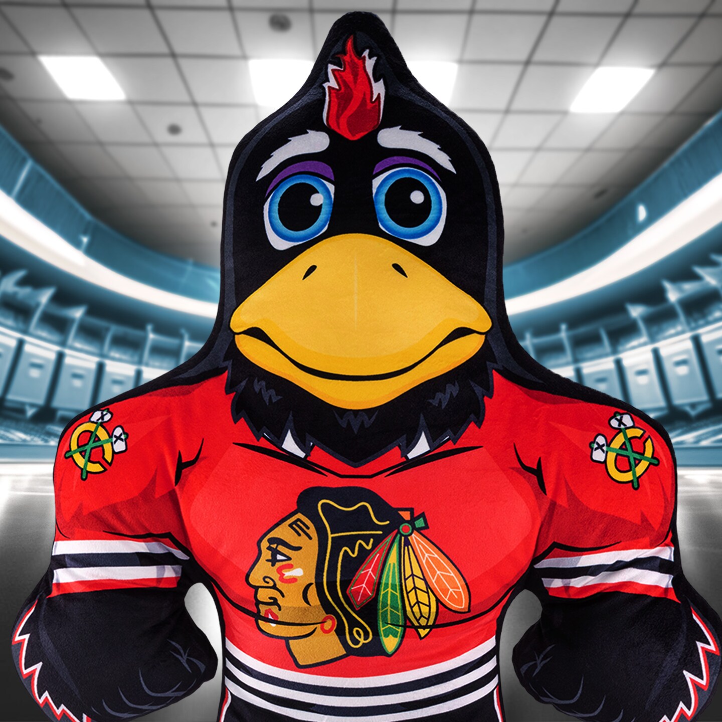 Bleacher Creatures Chicago Blackhawks Tommyhawk 24&#x22; Mascot Bleacher Buddy