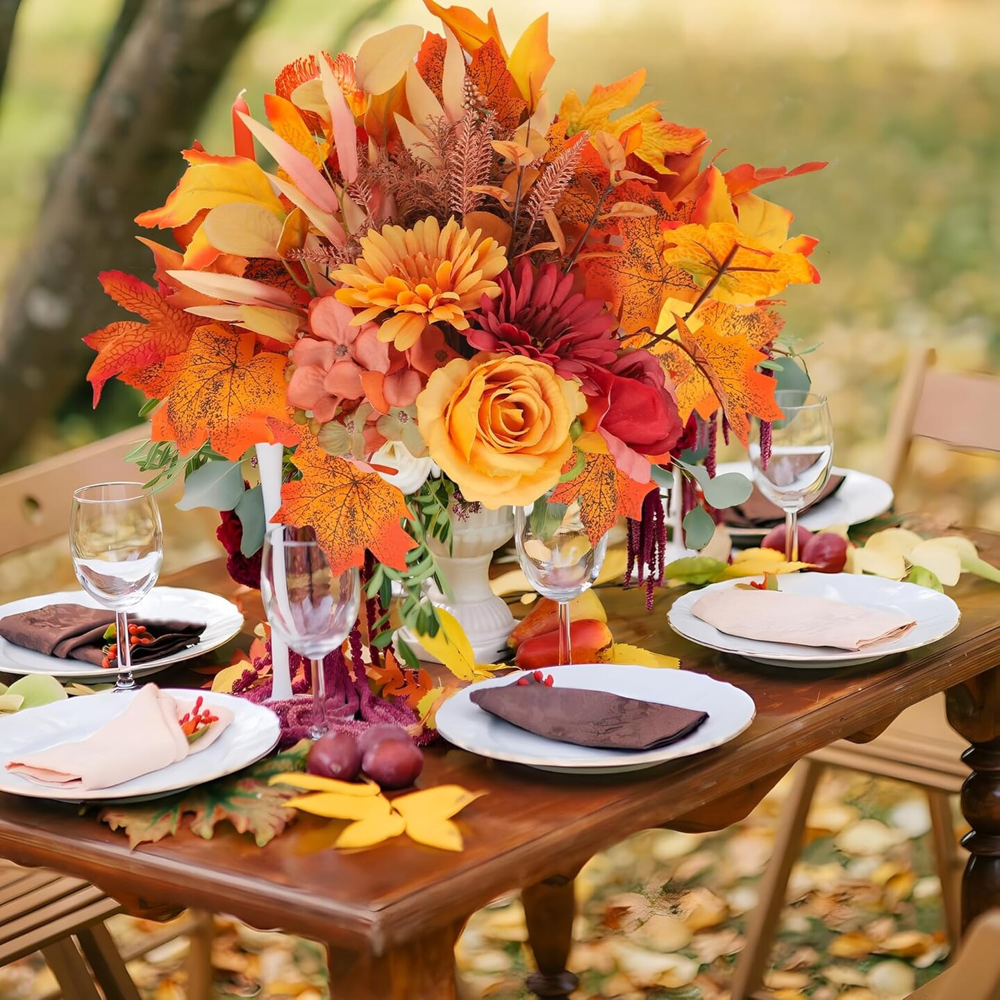 Artificial Fall Flowers Bouquets