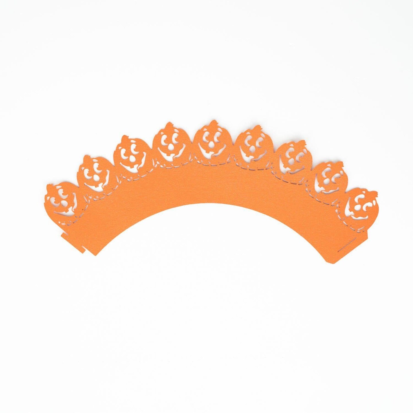 Jack-O&#x27;-Lantern Print Cupcake Wrappers &#x26; Liners | 25 PC Set