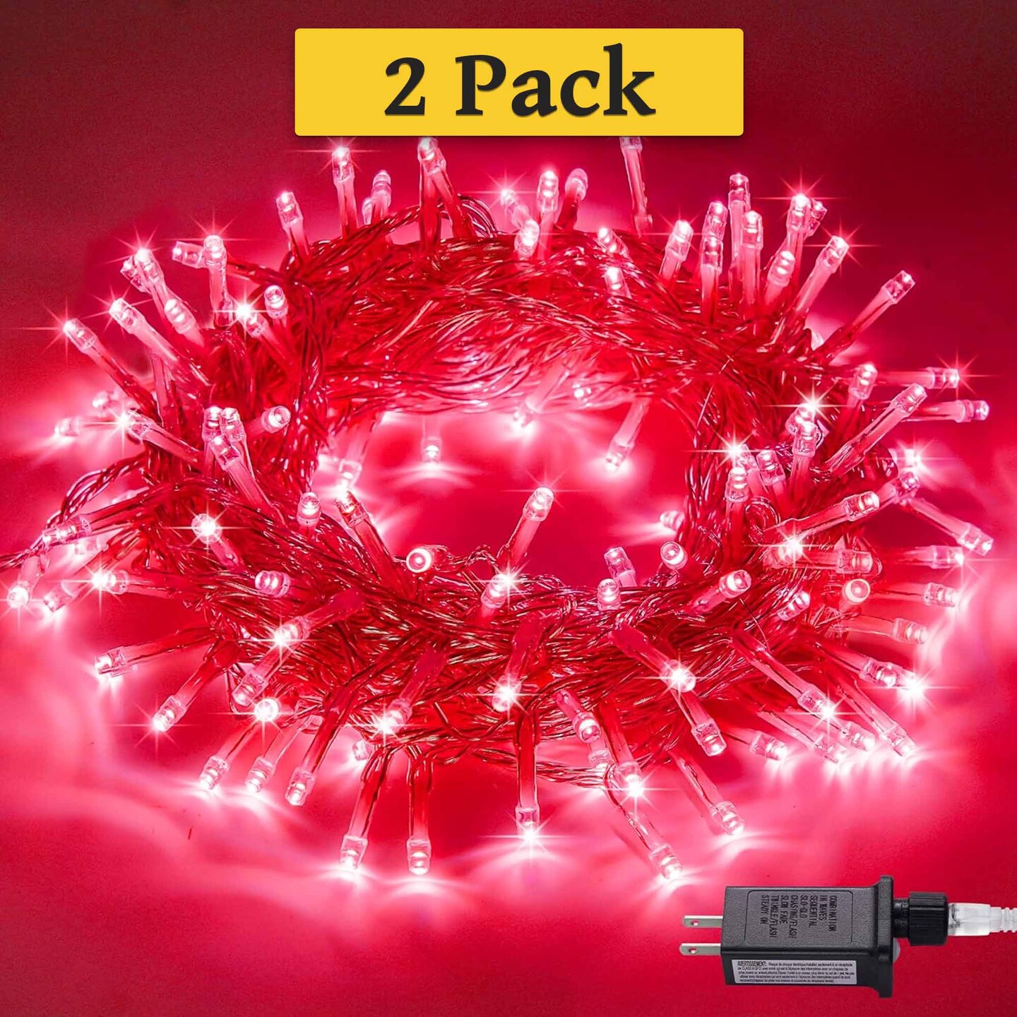 JEXSUSS Blue And White String Lights Outdoor, 8 Odes 400 LED...