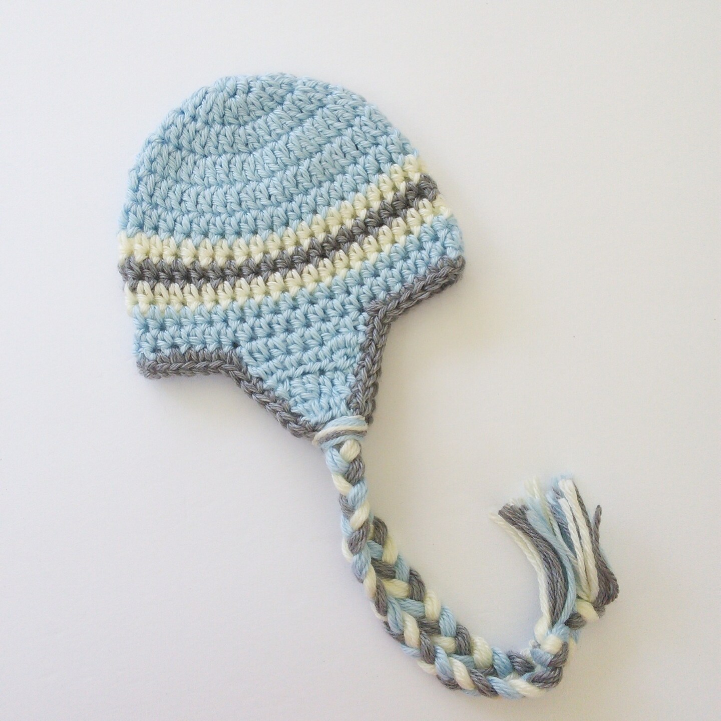 Crochet Baby Ear Flap Hat 6 Sizes Toddler Boy Hat MakerPlace by Michaels