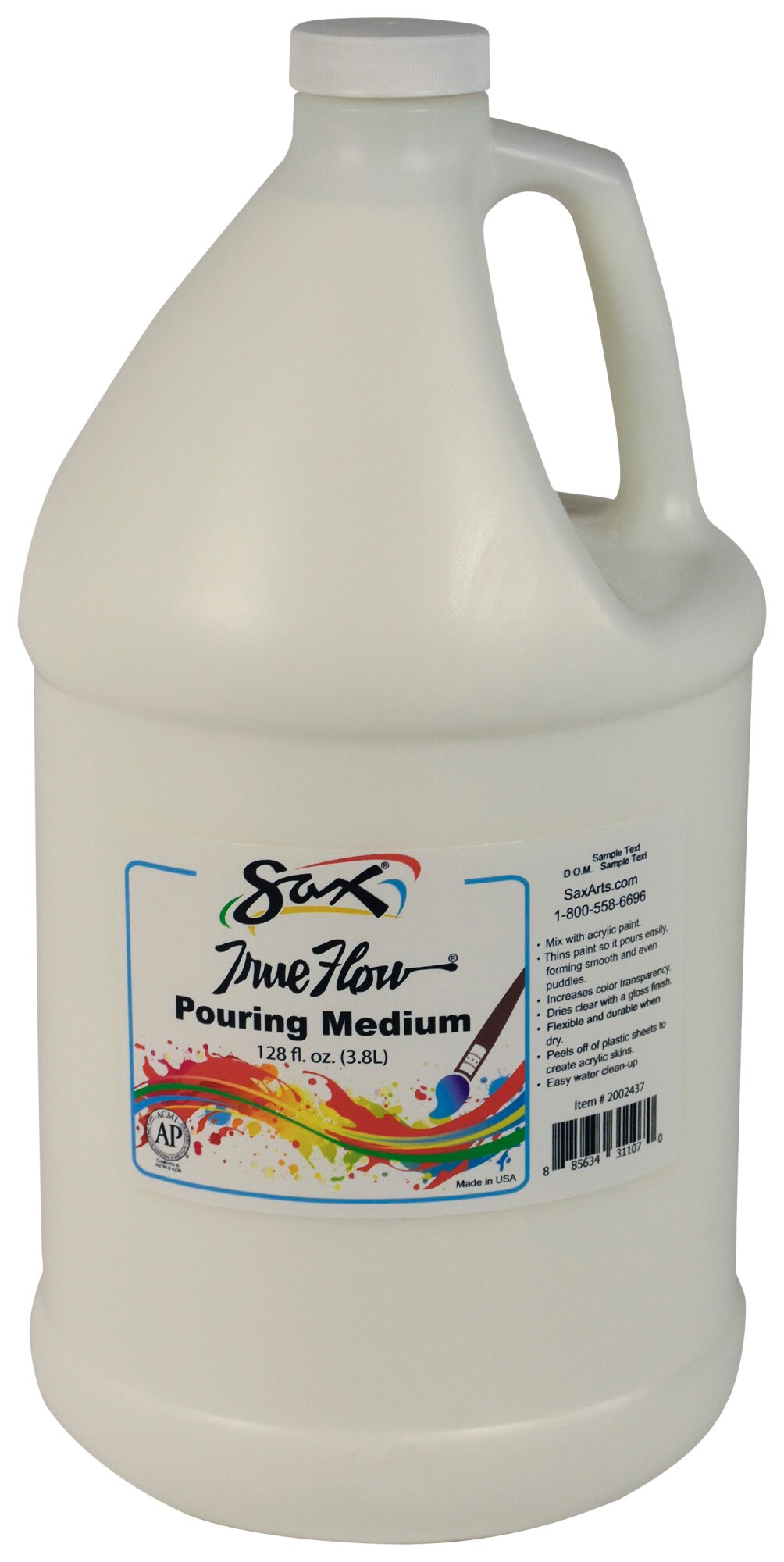 Sax Pouring Medium Paint Thinner, 1 Gallon