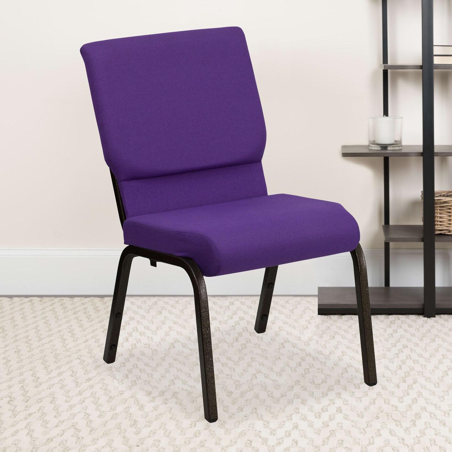 Emma and Oliver Stacking Auditorium Chair with 19&#x22; Seat