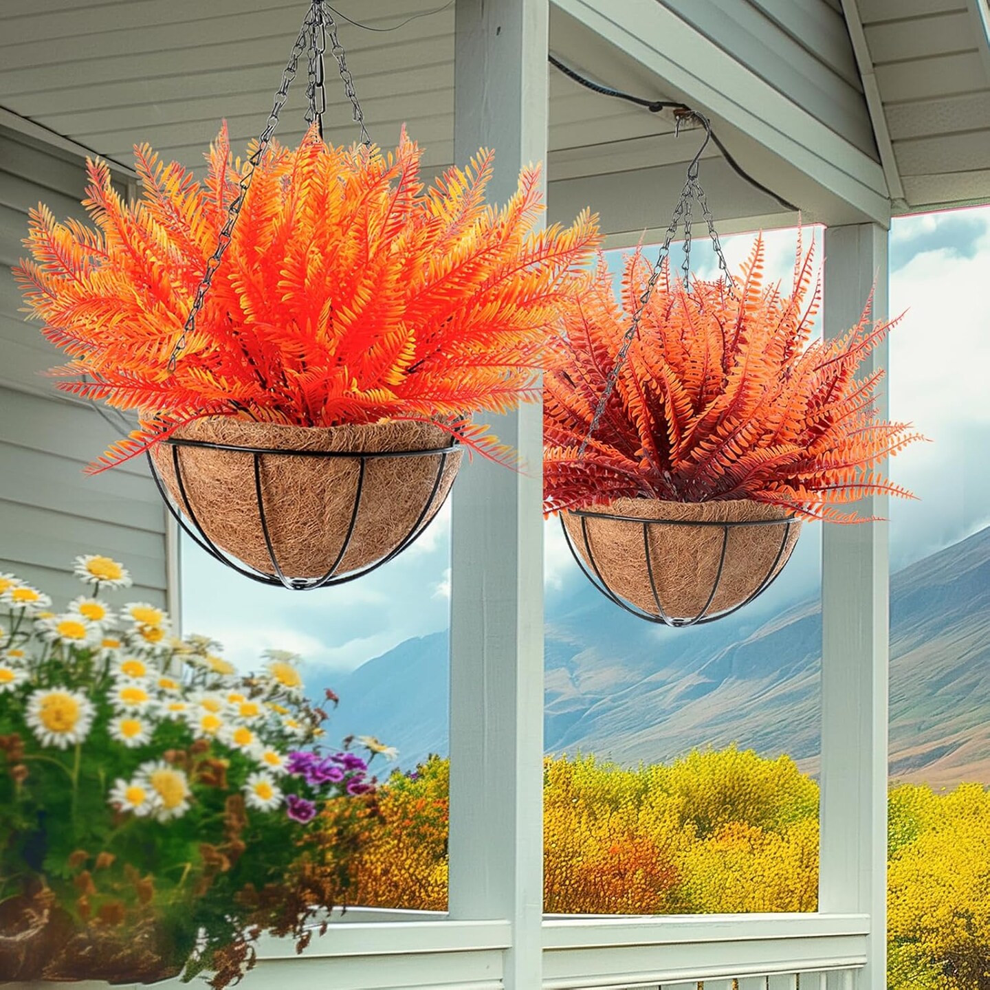 Artificial Fall Flowers Decor