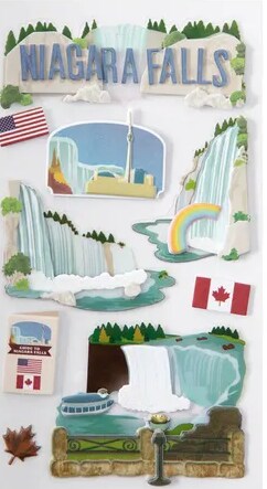 Recollections Niagara Falls Dimensional Stickers