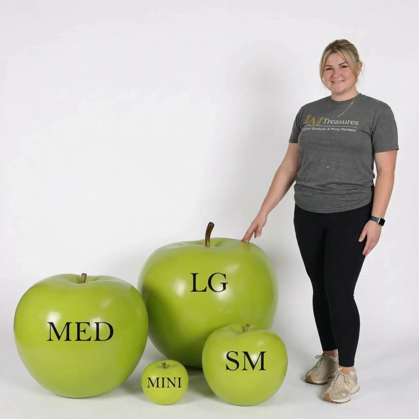 Large Green Apple Over Sized Statue | Michaels