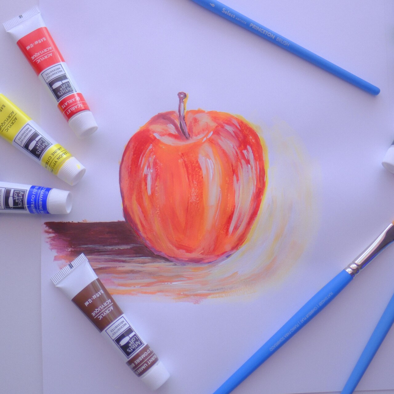Art in August | Beginner Still Life Painting in Acrylics