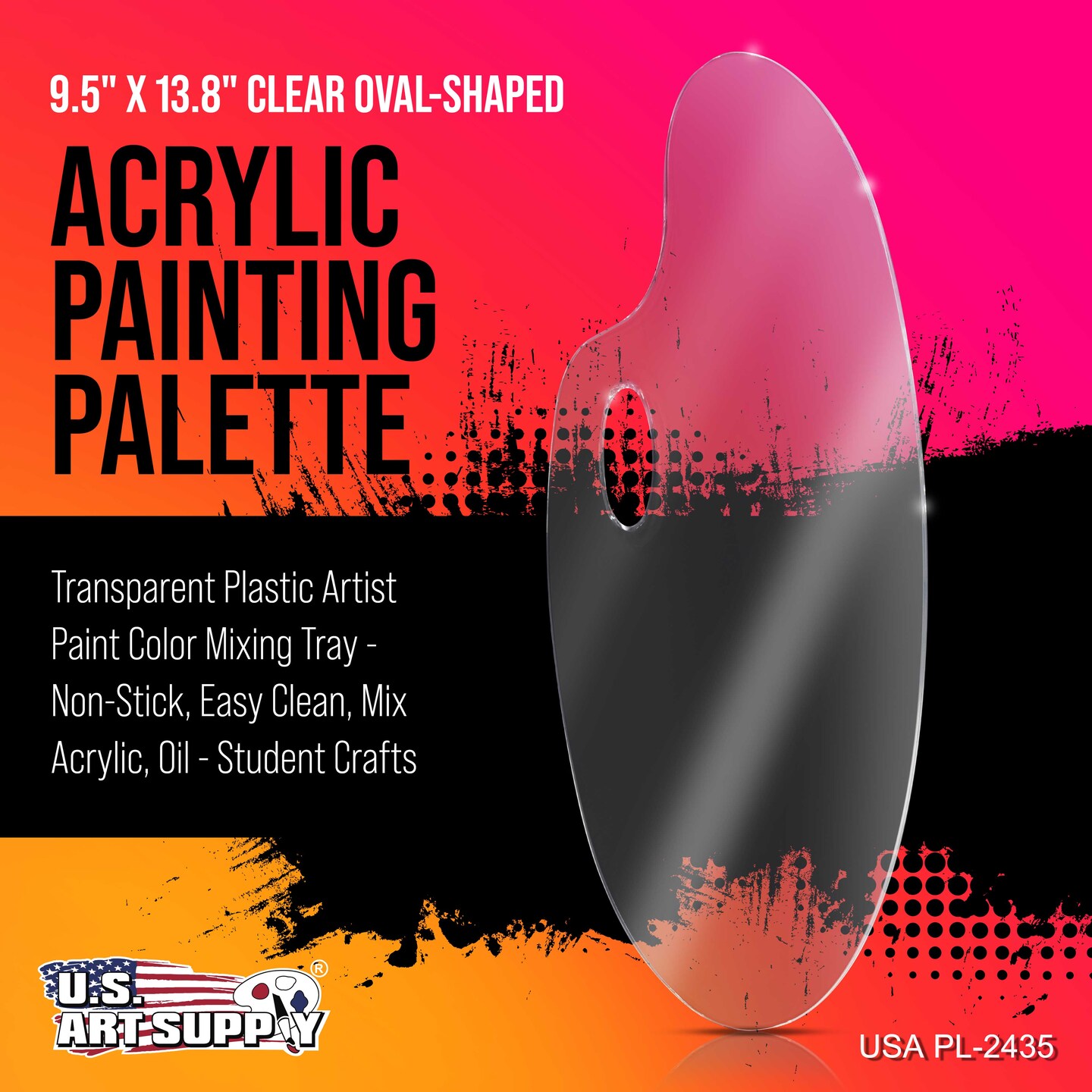 Liquidraw XL Peel-Off Paint Palette – Large Disposable Mixing Pallet For Oil & Acrylics