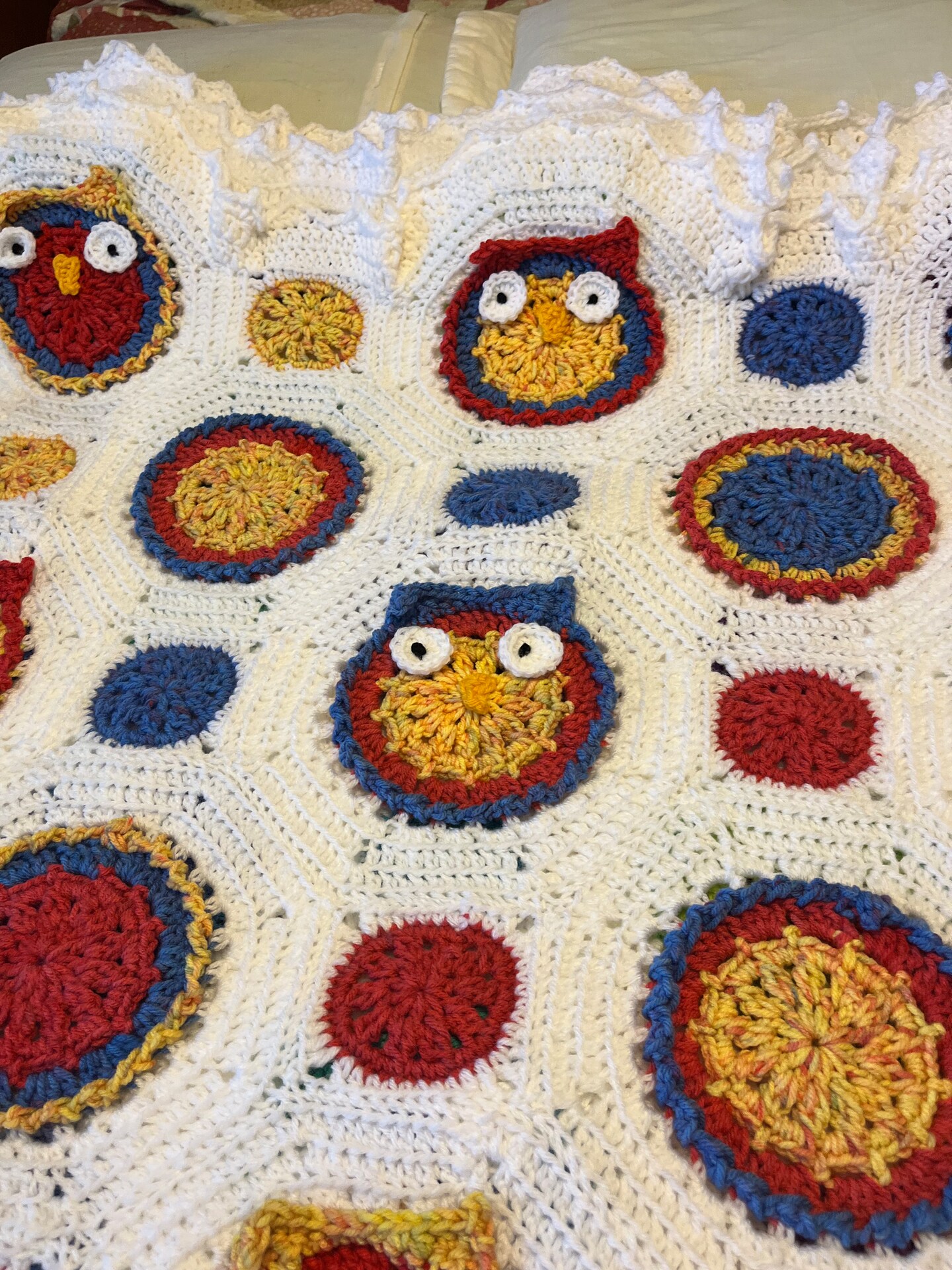 Owl Multi color Baby Blanket MakerPlace by Michaels