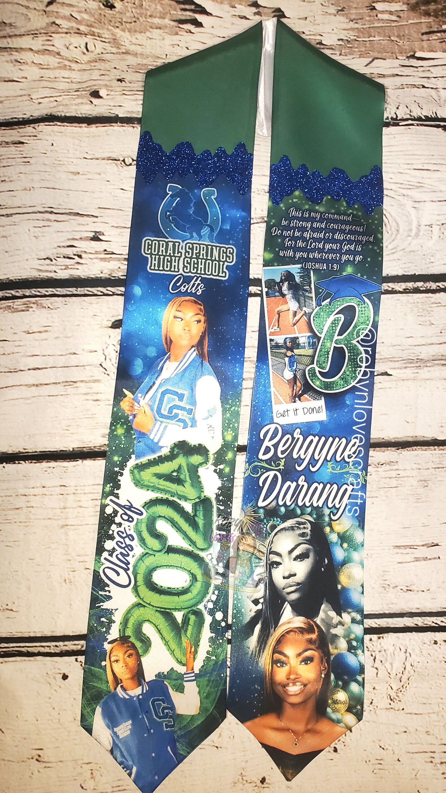 Custom Graduation Stole