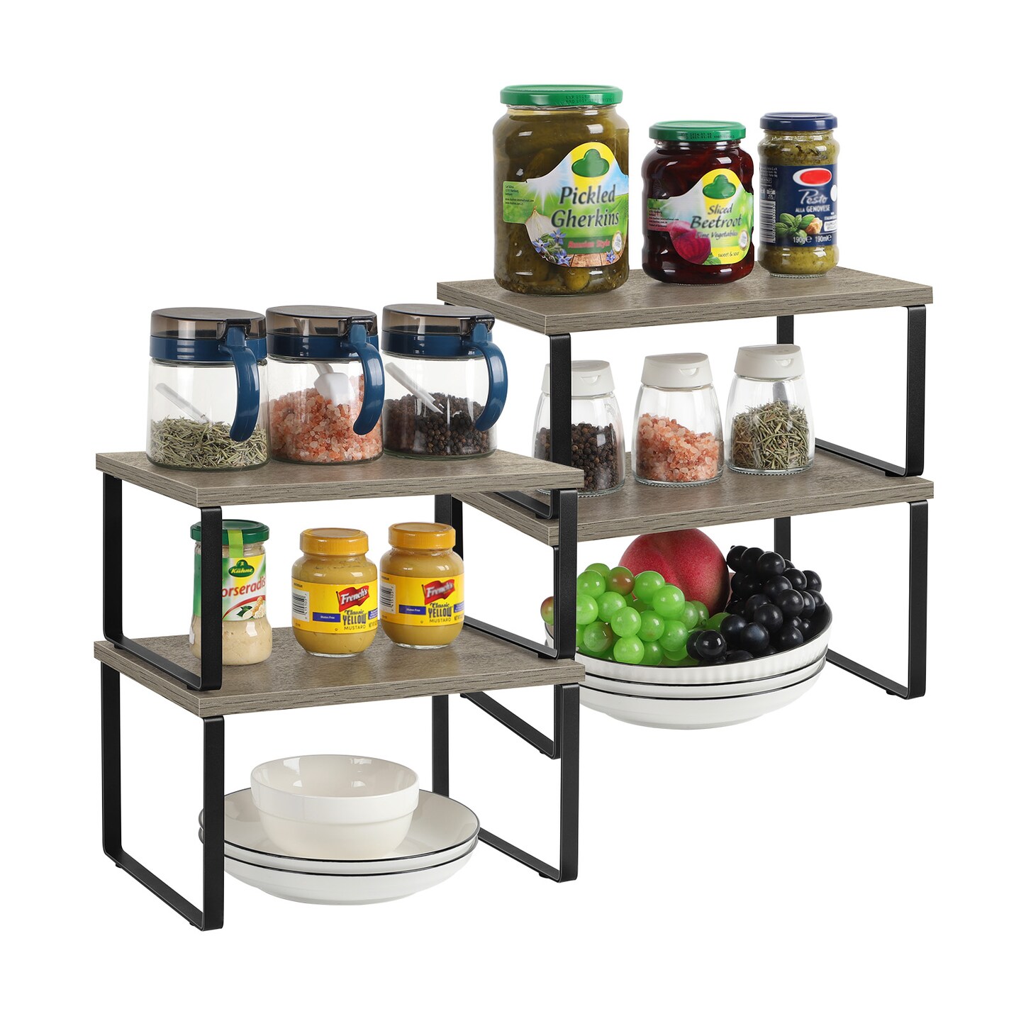 Wooden Spice Rack 4pcs