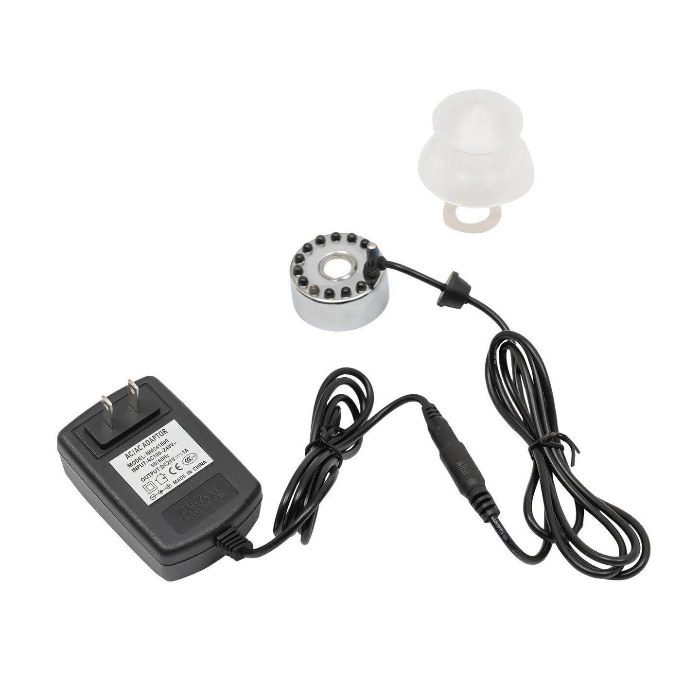 Kitcheniva Water Fountain LED Indoor Fake Plants Tabletop