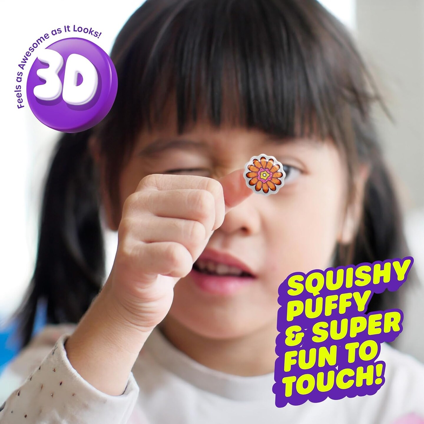 1000+ 3D Puffy Stickers for Kids, Teens, Toddlers Ages 2-4 Years, Girls &#x26; Boys