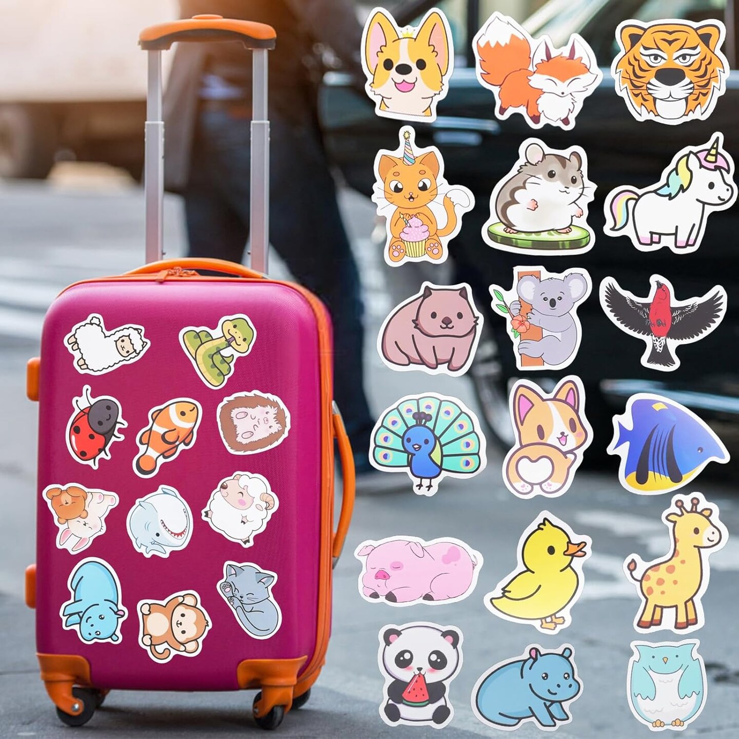 100 Pieces Stickers for Kids,Colorful Stickers for Water Bottle