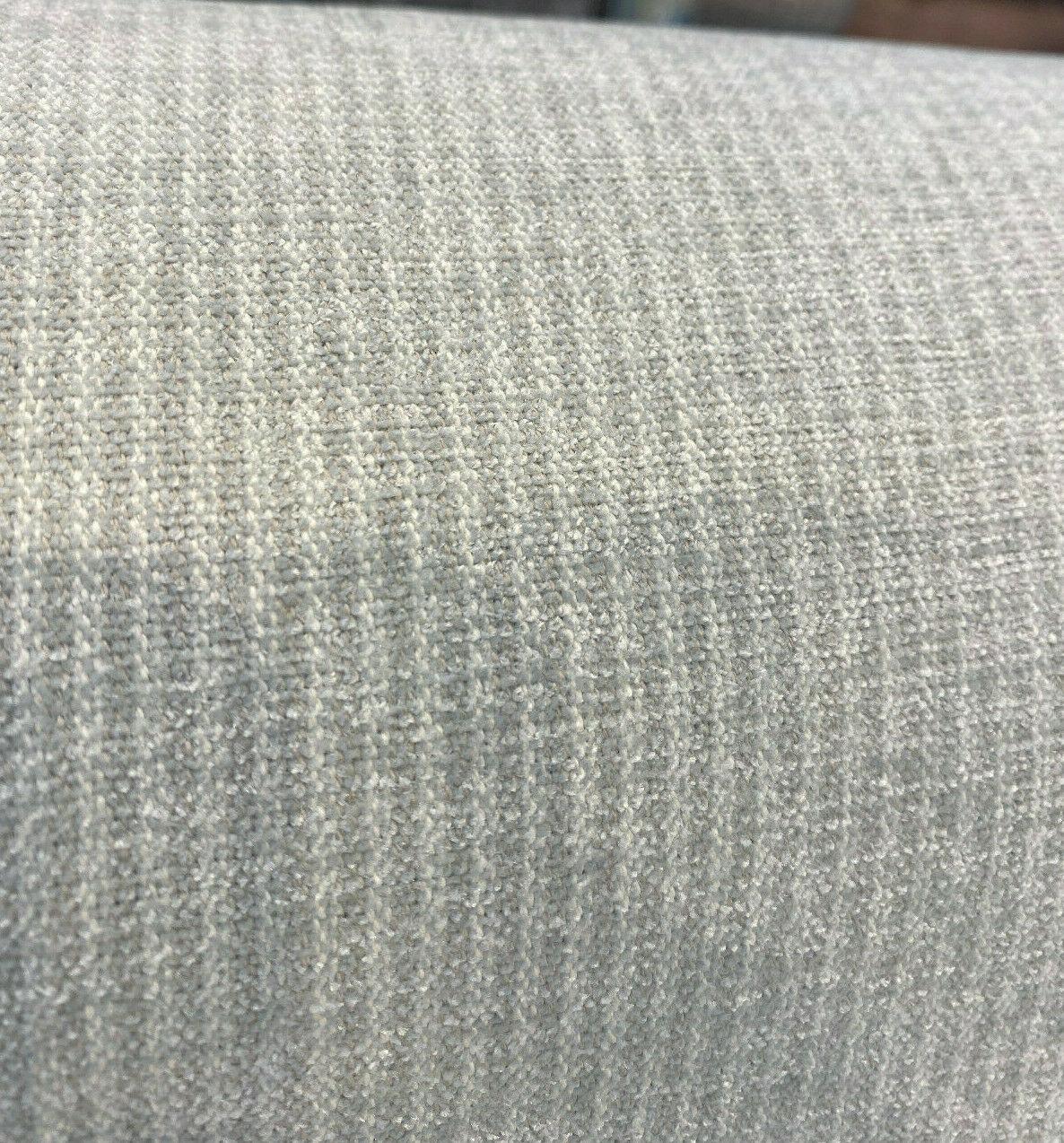 1 Yard Upholstery Drapery Fabric Contemporary Pinstripe Sea Glass 57% Polyester 43% Cotton 56 Inch Width