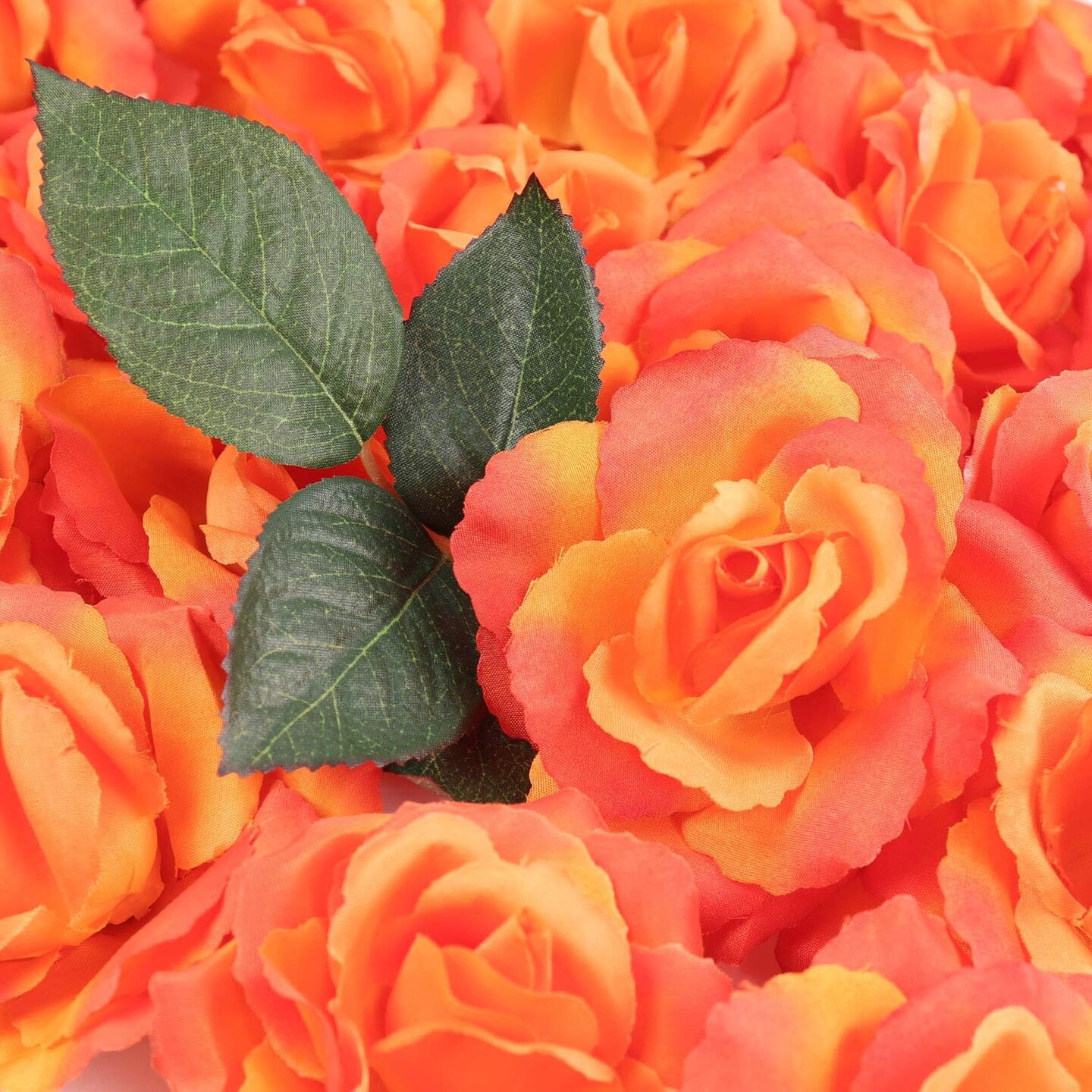 50-Pack: Orange Rose Picks, 8&#x22; Long, 3&#x22; Wide, Floral Home by Artificial Flowers