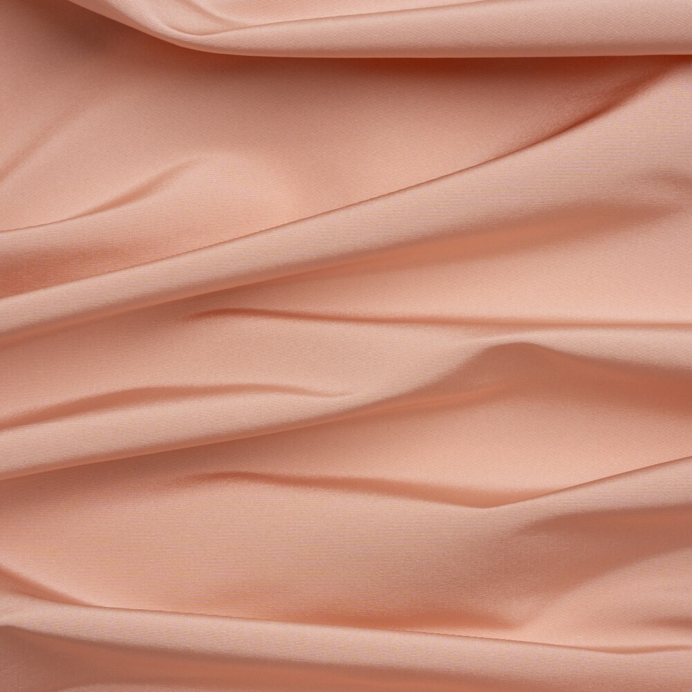 1 Yard Blush Silk Faille Fabric Medium Weight Lustrous Smooth Solid 54 Inch Width