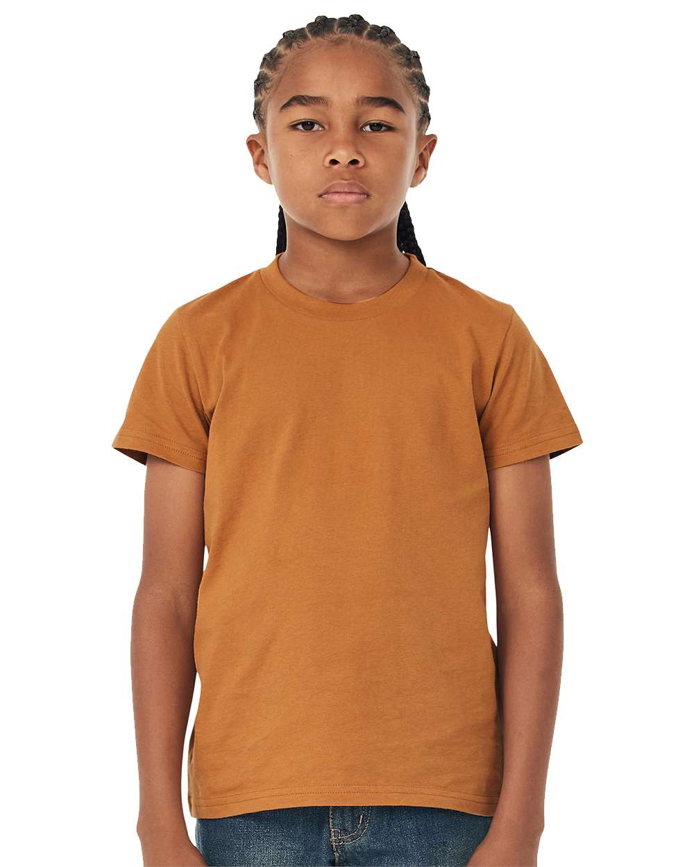 BELLA + CANVAS High Quality Youth Jersey Tee with Sustainable Airlume Cotton and Modern Retail Fit
