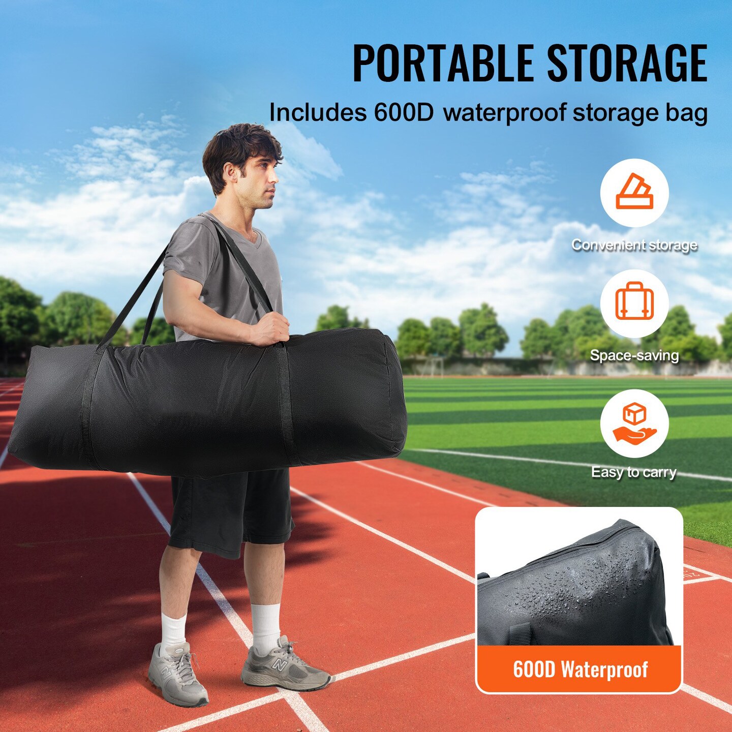 7x7 Ft Baseball Softball Pitching Screen with Heavy-Duty Steel Frame and Portable Bag