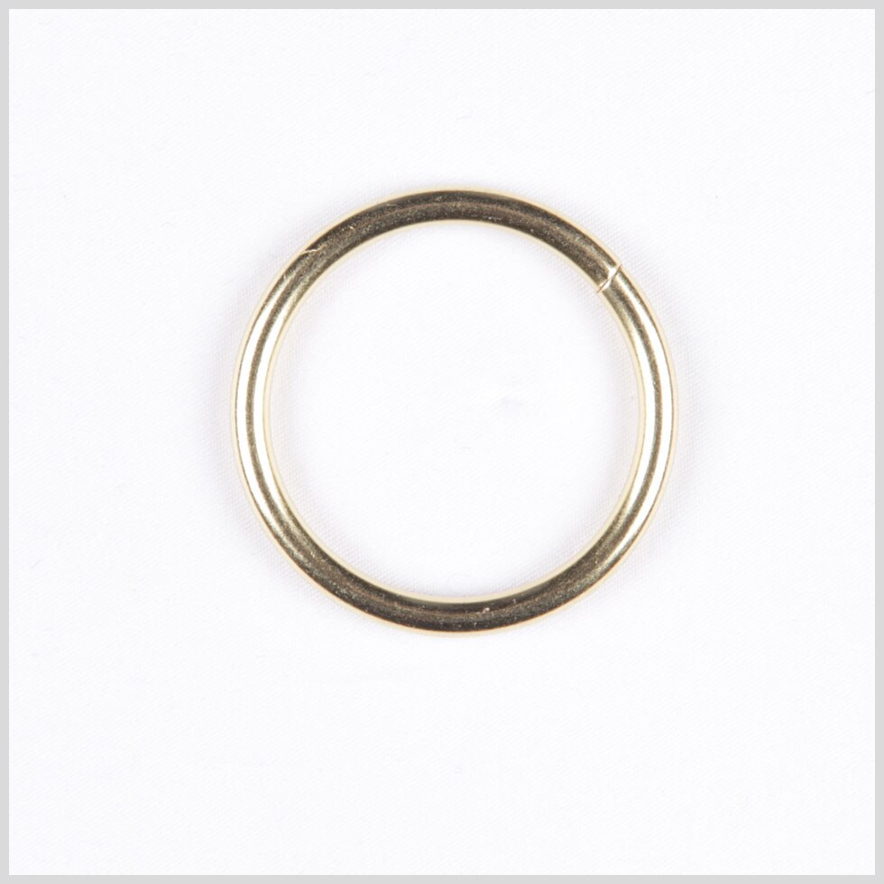 1.5" Gilt Plated Steel Round O-Ring Durable Gold Hardware for Handbags and Accessories