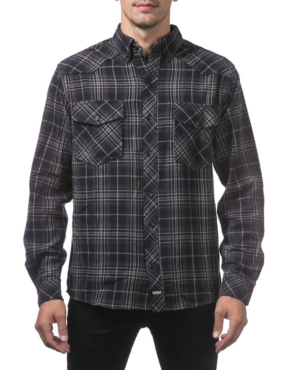 Plaid Flannel Long Sleeve Shirt