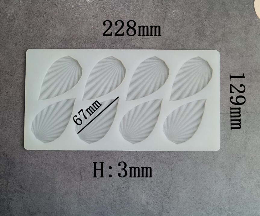 Boho Leaf Silicone  Mold