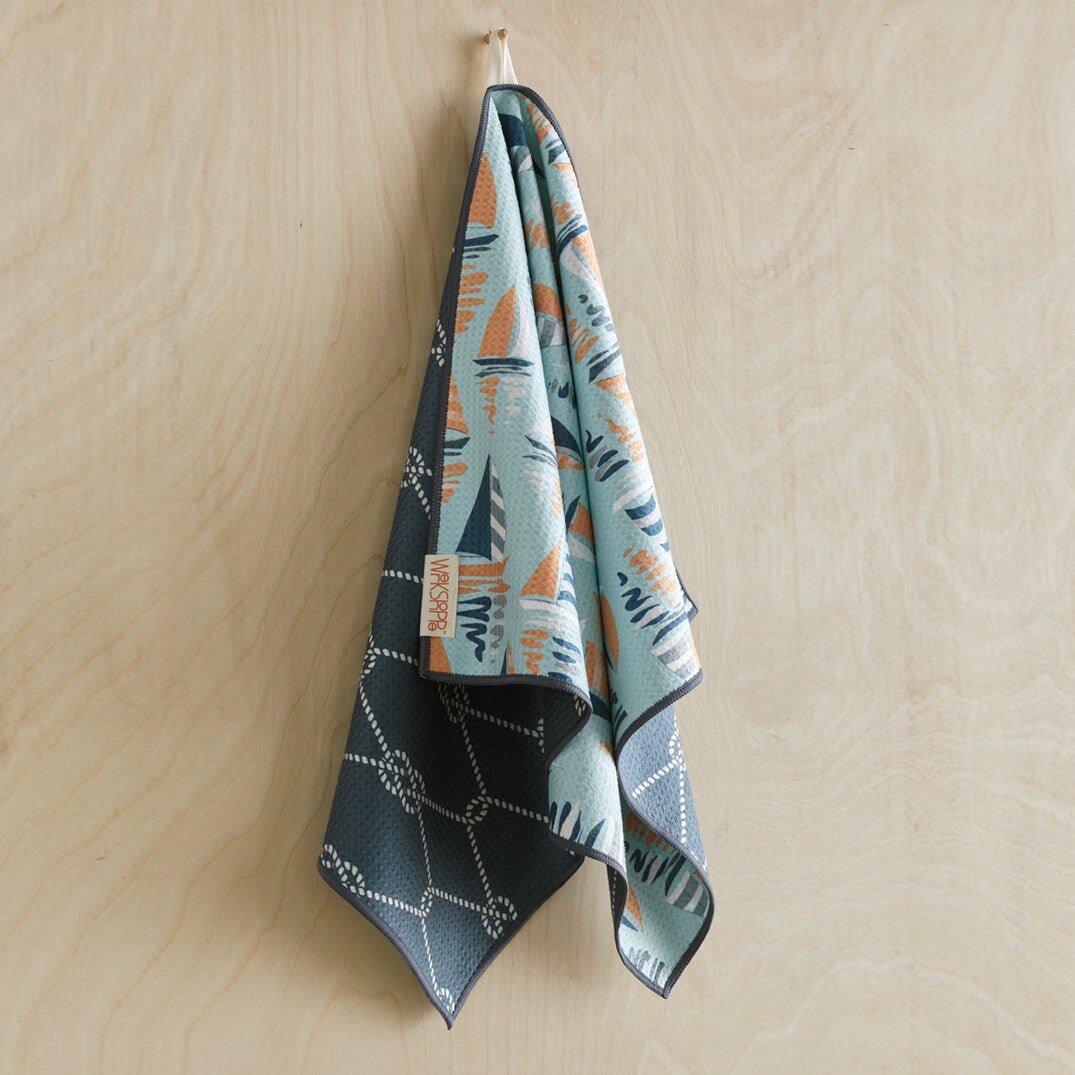 Gone Sailing Microfiber Dish Towel