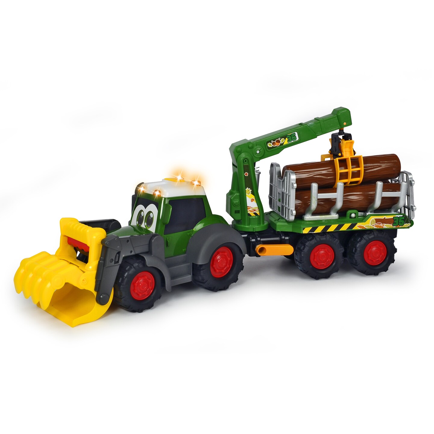 Dickie Toys - Happy Fendt 25 Inch Forester Truck And Trailer
