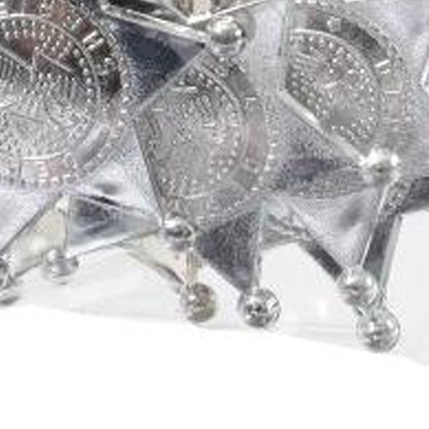 Silver Sheriff Badges Include 12 Units