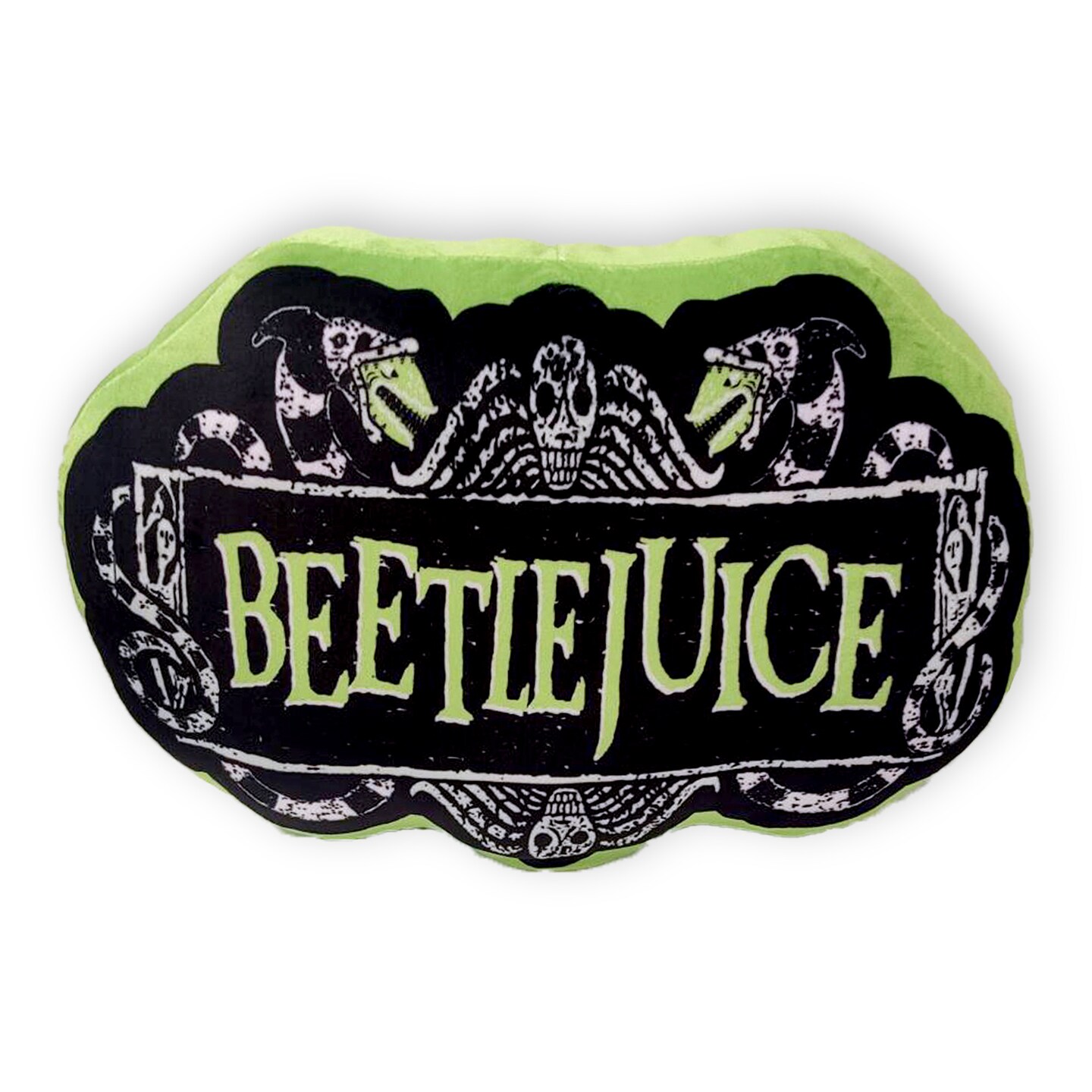 Beetlejuice Beetlejuice Logo Travel Cloud Pillow 15 Inches