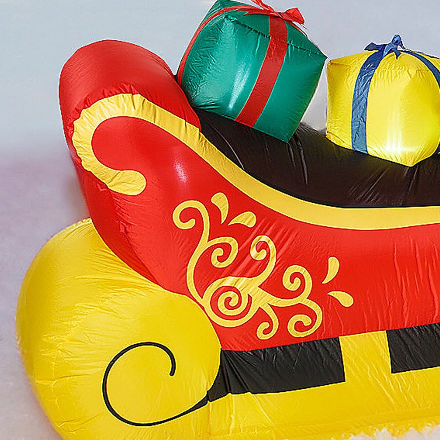 Blow Up Inflatable Santa Sleigh Outdoor Yard Decoration 10 FT
