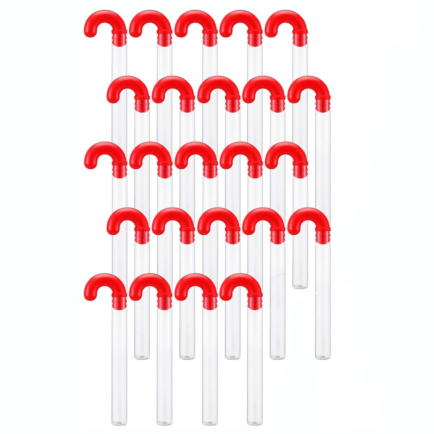 Northlight Large Christmas Candy Cane Tubes - 16&#x22; - Set of 24
