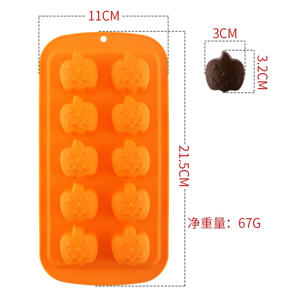 Chocolate  Silicone Mold- Pumpkins