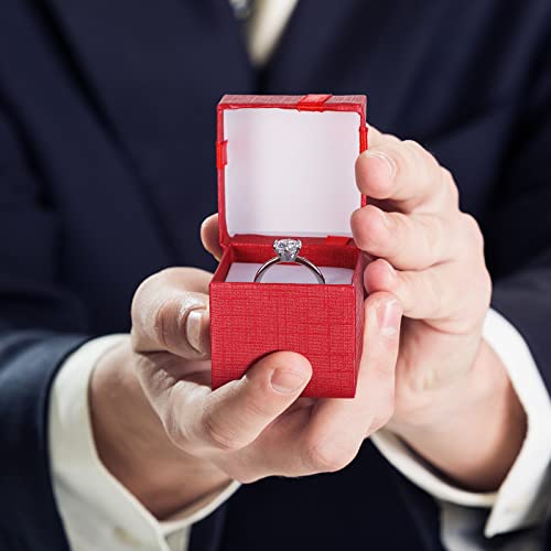 48 Pcs Jewelry Gift Box Set Cardboard Paper Jewelry Boxes with Ribbons Bowknot Assorted Earring Necklaces Ring Boxes Jewelry Packaging Gift Cases for Anniversaries Weddings Birthdays, 8 Colors