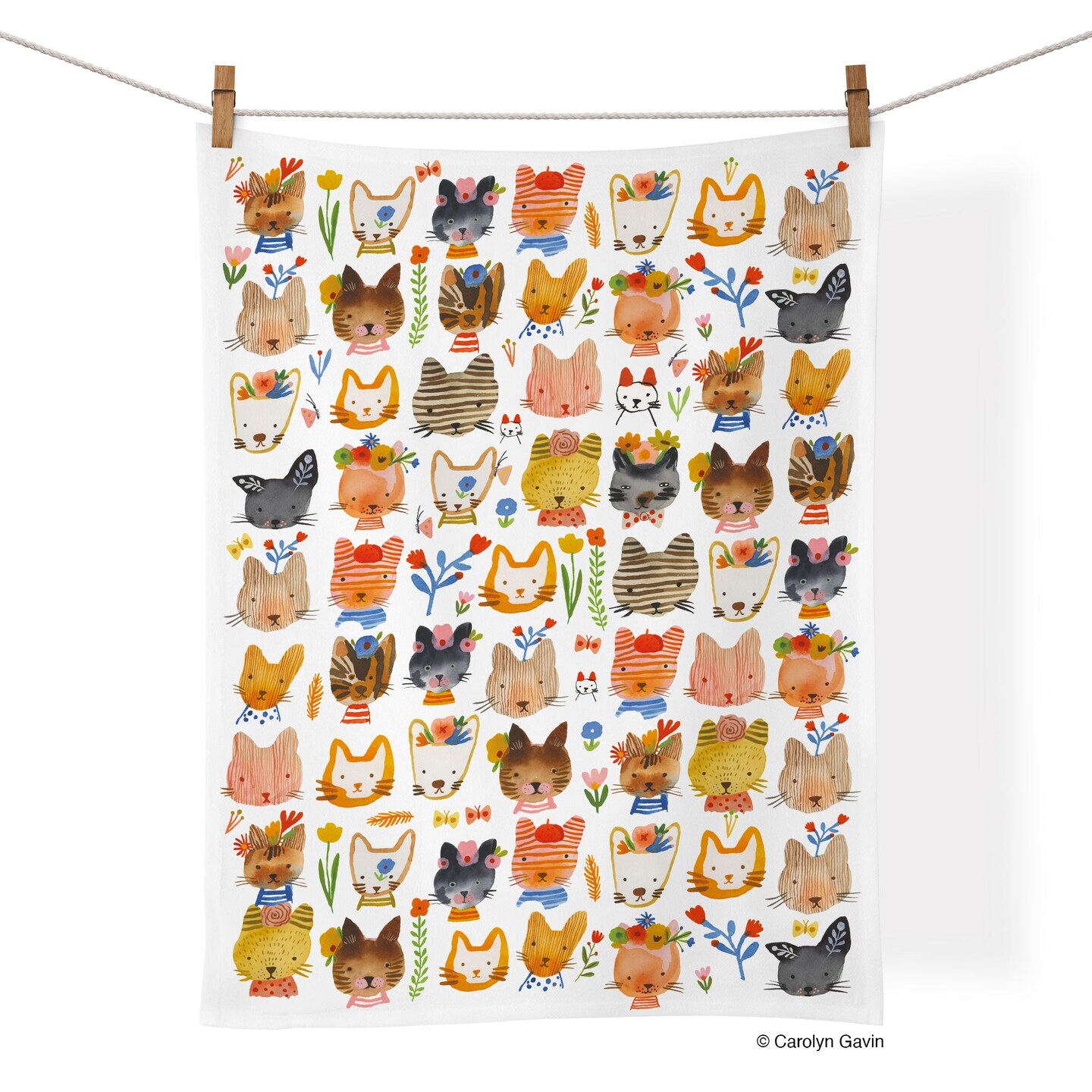 Kitty Parade Tea Towel Kitty Parade Tea Towel
