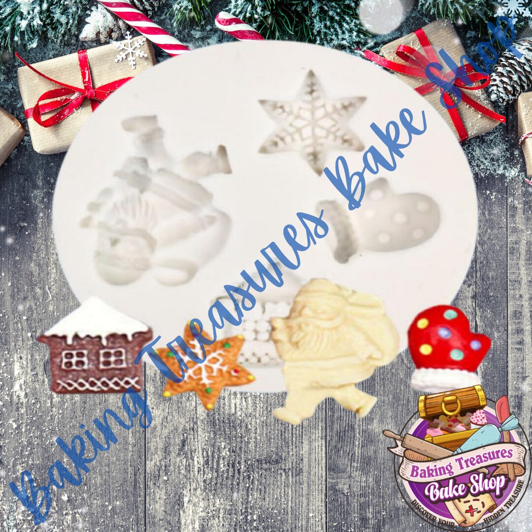Christmas Quad Silicone Mold