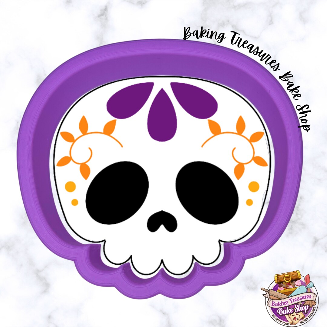 Day of the Dead Skull Cookie Cutter