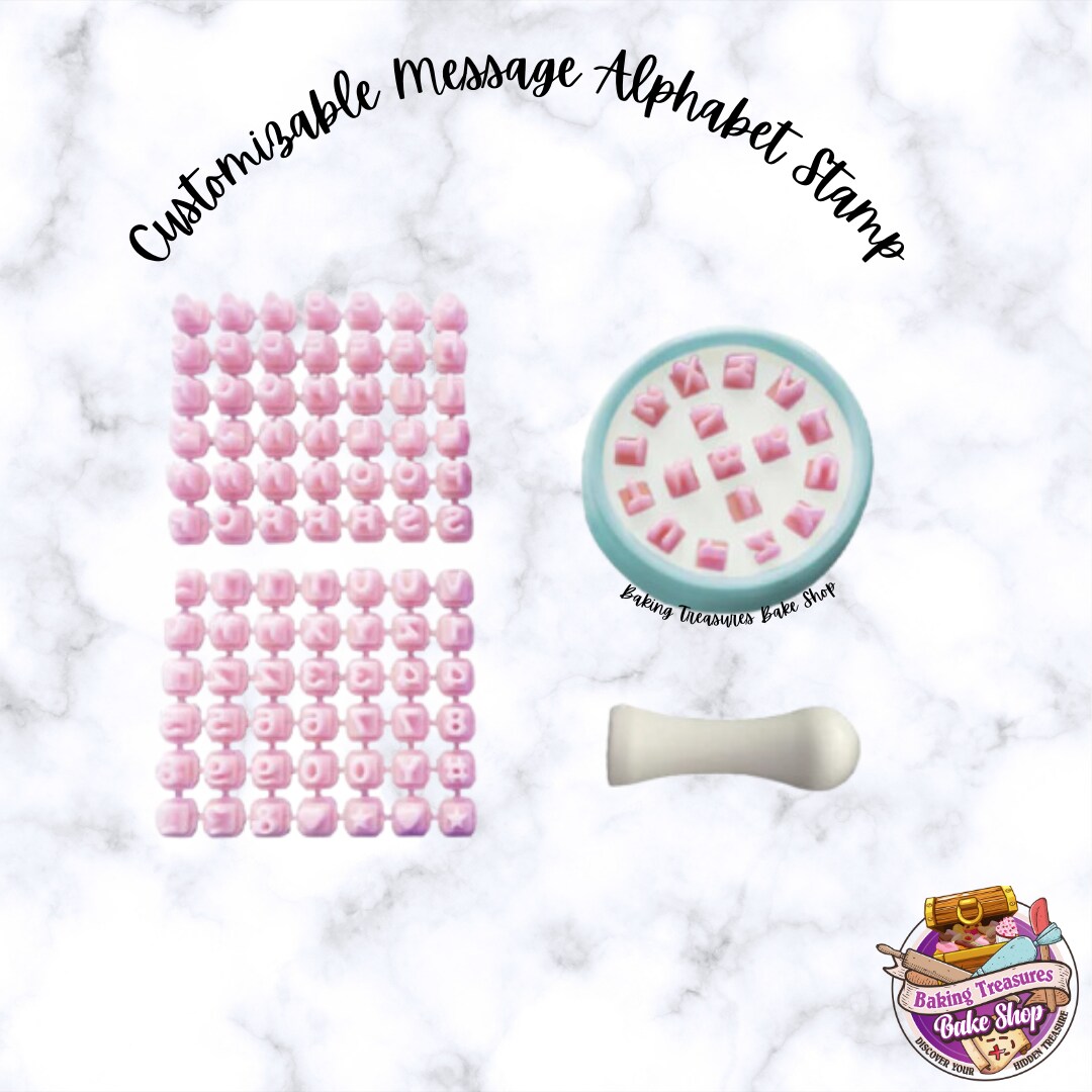 Customizable Message Alphabet Stamp