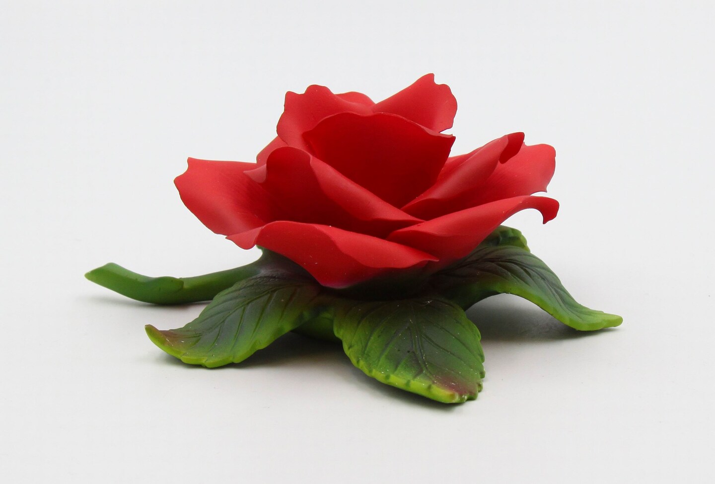 Hand Crafted Ceramic Red Rose Candle Holder-Candle NOT Included, Valentines Day Decor, Wedding D&#xE9;cor or Gift, Anniversary D&#xE9;cor or Gift