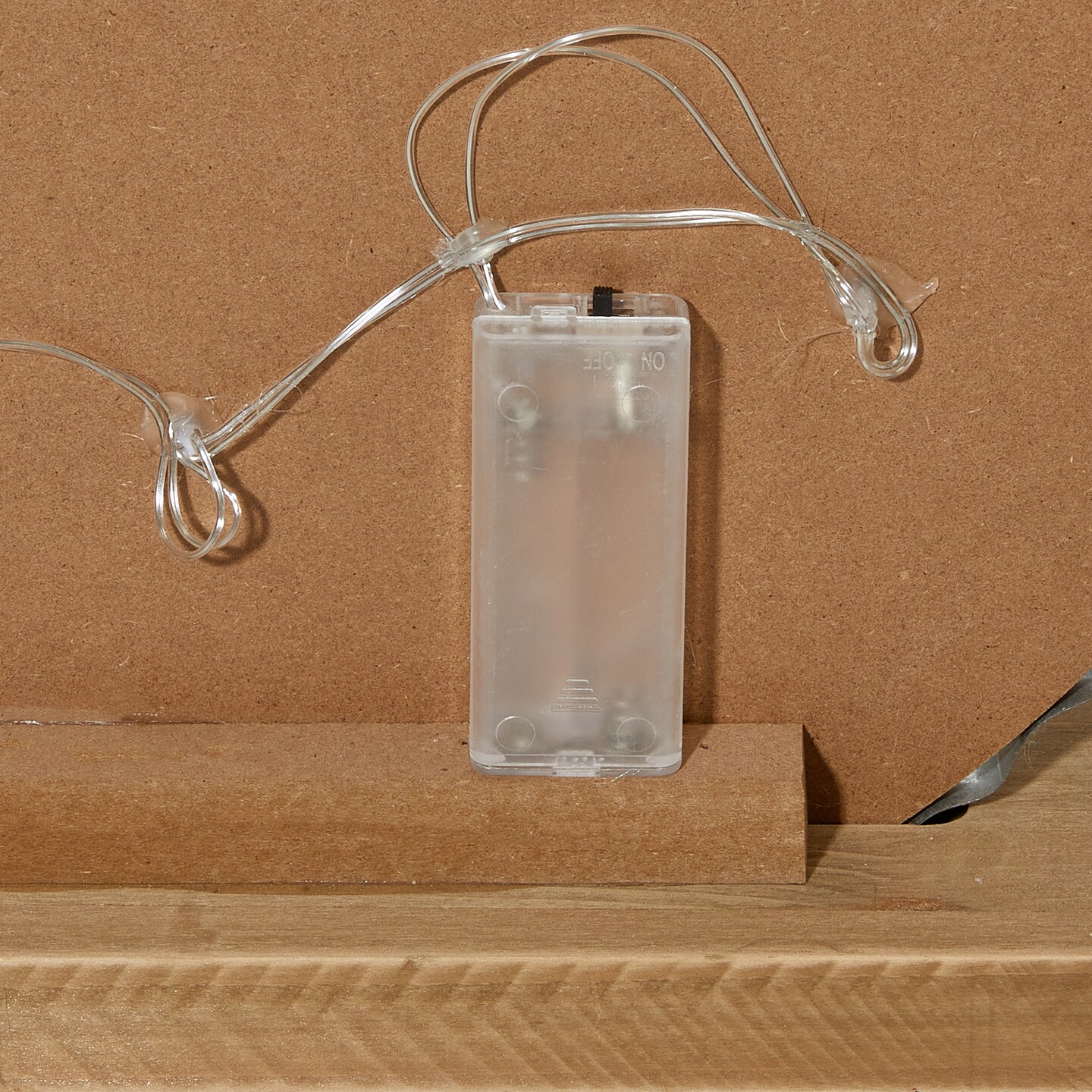 Set of 4 36"H Lighted Wooden Christmas Porch Décor with Timer