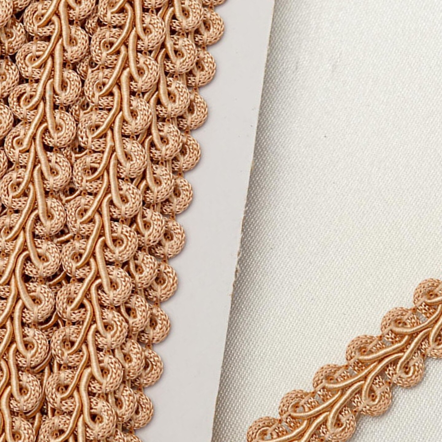 1/2&#x22; x 15 Yards Tan Gimp Braid 5 Packs Gimp Braid Trim