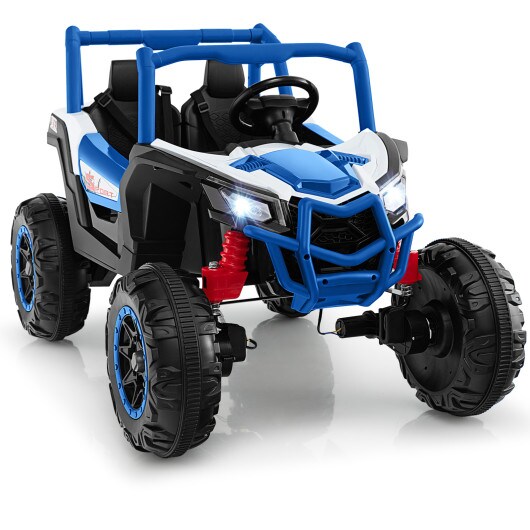 24V 2-Seater Kids Ride On UTV with Remote Control, Suspension, Lights and Music