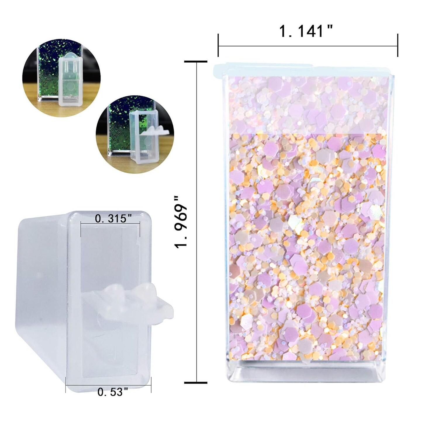 9 Colors 105g Holographic Iridescent Body Glitter Sequins