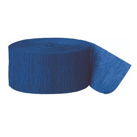 81&#x27; Crepe Streamer - Midnight Blue