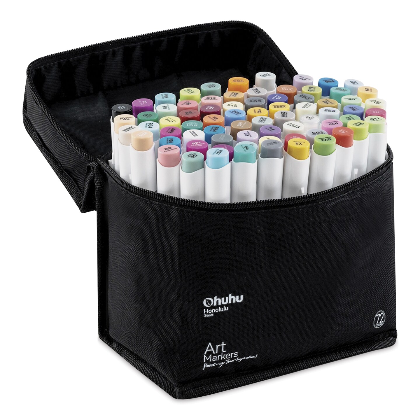 Ohuhu Honolulu B Dual Tip Marker Sets - Set of 72, Assorted