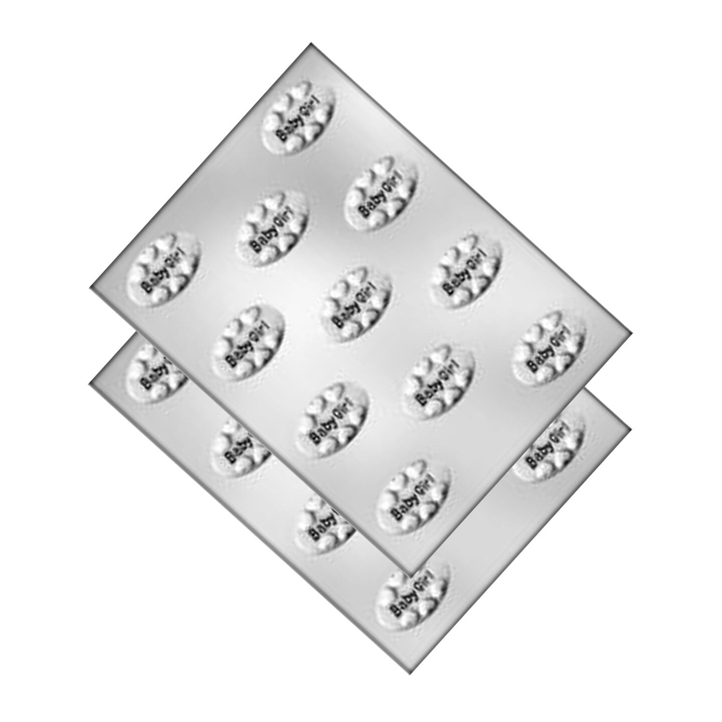 Oval Baby Girl Chocolate Mold