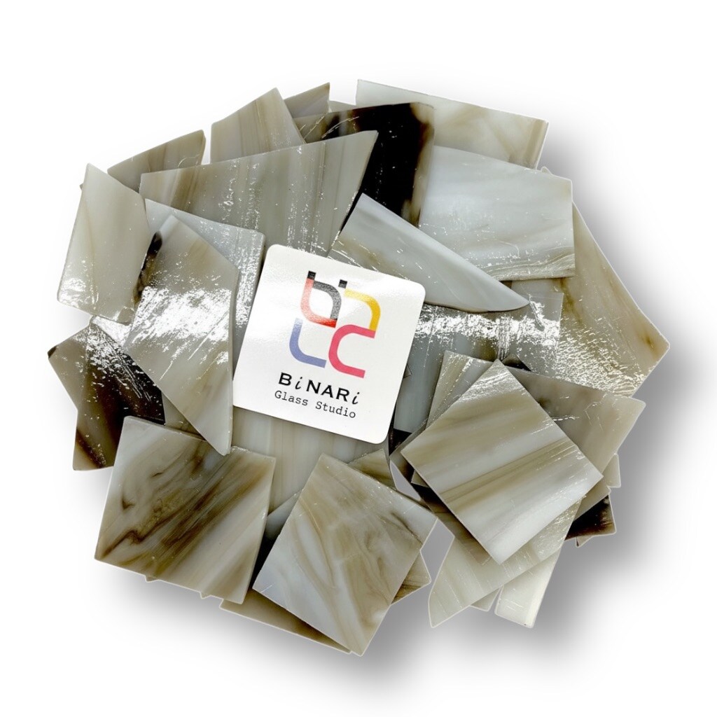 5LB Bulk Stained Glass Mosaic Tiles - Studio Grade Shards for DIY Arts & Crafts