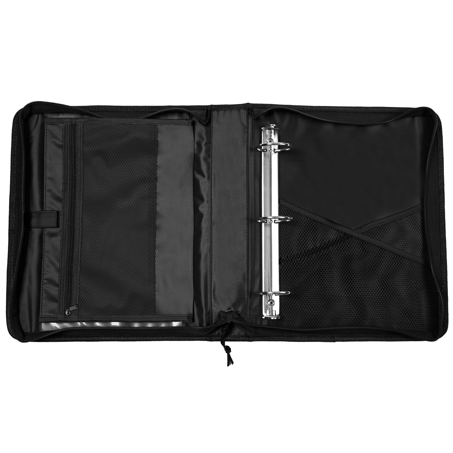 Avery Zipper 3 Ring Binder, 2&#x22; Round Rings, 375-Sheet Capacity, 2.8-Inch Wide Spine, Available in Purple or Black Binder, Color Received Will Vary (26076)