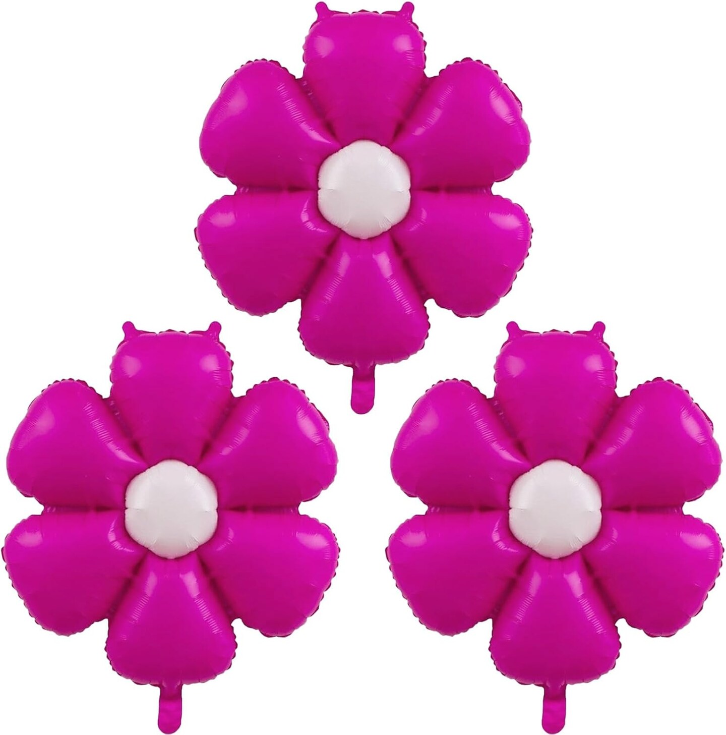 Rose Red Daisy Balloons Foil Flower Balloons Wedding Foil Balloon